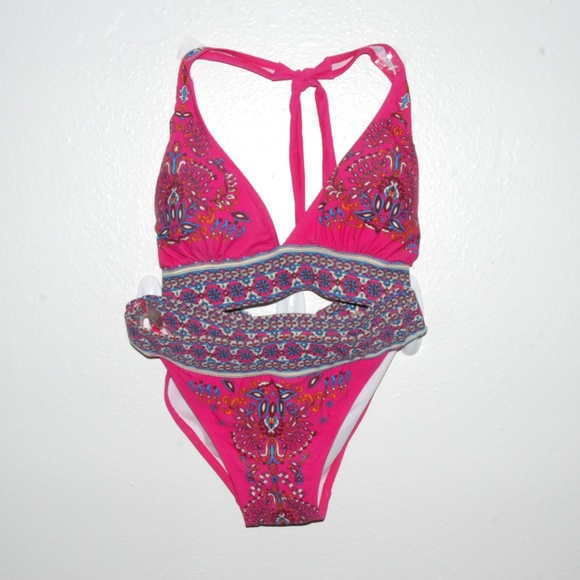 Victoria's Secret Other - Victoria's Secret Aztec Halter Bikini Set Size M